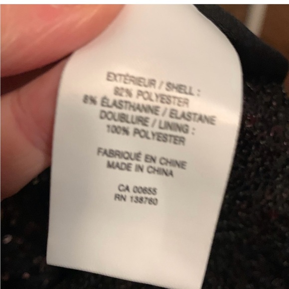 EUC Rock & Shine by Reitmans, dark copper/wine sequined shift dress XL/16 - Picture 5 of 8